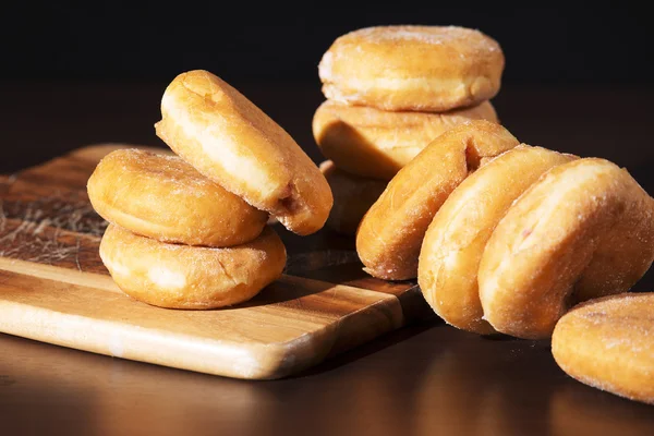 Group of cinnamon donuts  — стокове фото